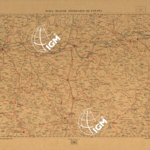 MAPA MILITAR ITINERARIO DE ESPANA - Hoja 63