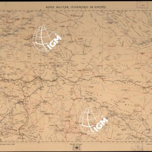 MAPA MILITAR ITINERARIO DE ESPANA - Hoja 64