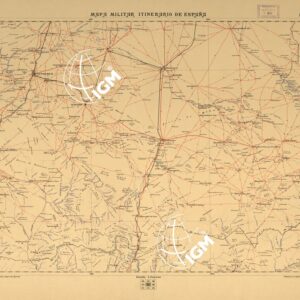 MAPA MILITAR ITINERARIO DE ESPANA - Hoja 65