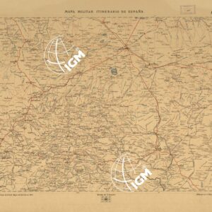 MAPA MILITAR ITINERARIO DE ESPANA - Hoja 66