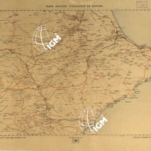 MAPA MILITAR ITINERARIO DE ESPANA - Hoja 67
