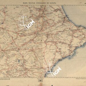 MAPA MILITAR ITINERARIO DE ESPANA - Hoja 67