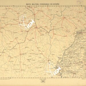 MAPA MILITAR ITINERARIO DE ESPANA - Hoja 72