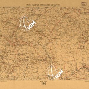 MAPA MILITAR ITINERARIO DE ESPANA - Hoja 73