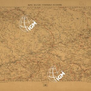 MAPA MILITAR ITINERARIA DE ESPANA - Hoja 74
