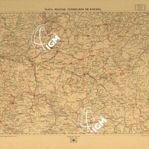 MAPA MILITAR ITINERARIO DE ESPANA - Hoja 75