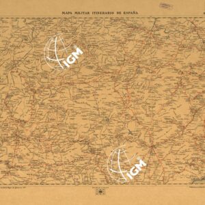 MAPA MILITAR ITINERARIO DE ESPANA - Hoja 76