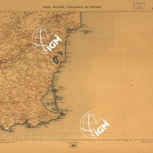 MAPA MILITAR ITINERARIO DE ESPANA - Hoja 77