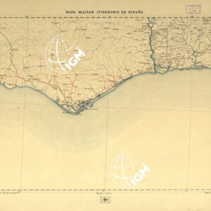MAPA MILITAR ITINERARIO DE ESPANA - hOJA 82