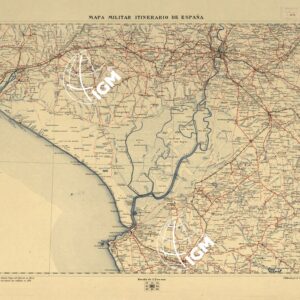 MAPA MILITAR ITINERARIO DE ESPANA - Hoja 83