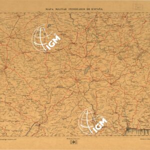 MAPA MILITAR ITINERARIO DE ESPANA - Hoja 84