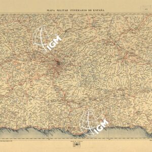 MAPA MILITAR ITINERARIO DE ESPANA - Hoja 85