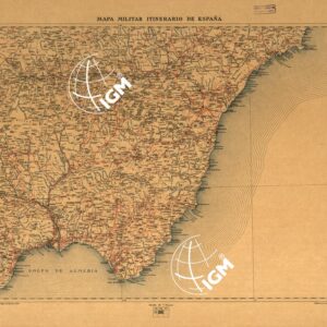 MAPA MILITAR ITINERARIO DE ESPANA - Hoja 86