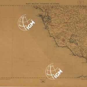 MAPA MILITAR ITINERARIO DE ESPANA - Hoja 93