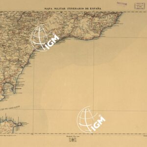 MAPA MILITAR ITINERARIO DE ESPANA - Hoja 94