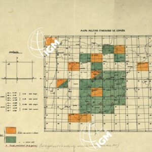 MAPA MILITAR ITINERARIO DE ESPANA - Quadro d'unione