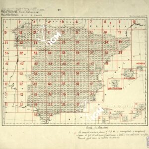 MAPA MILITAR ITINERARIO DE ESPANA - Quadro d'unione