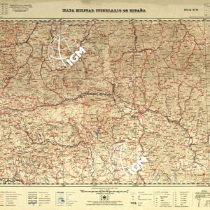 MAPA MILITAR ITINERARIO DE ESPANA - Hoja 16