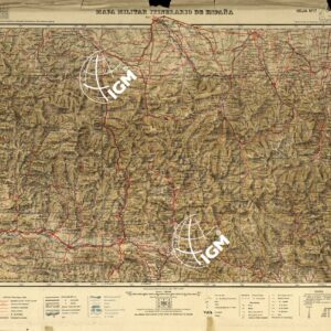 MAPA MILITAR ITINERARIO DE ESPANA - Hoja 17
