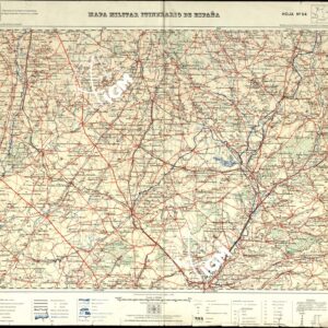 MAPA MILITAR ITINERARIO DE ESPAna - Hoja 24