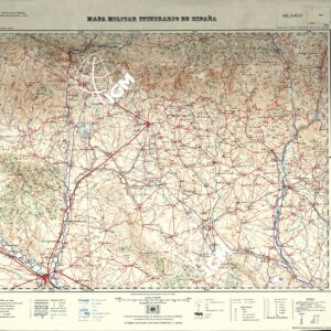 MAPA MILITAR ITINERARIO DE ESPANA - Hoja 27
