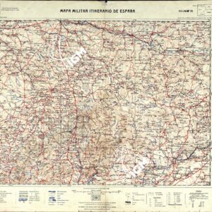 MAPA MILITAR ITINERARIO DE ESPANA - Hoja 35