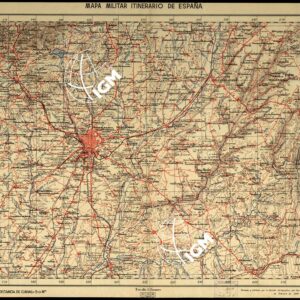 MAPA MILITAR ITINERARIO DE ESPANA - Hoja 45