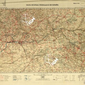 MAPA MILITAR ITINERARIO DE ESPANA - Hoja 52