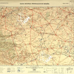 MAPA MILITAR ITINERARIO DE ESPANA - Hoja 55