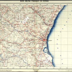 MAPA MILITAR ITINERARIO DE ESPANA - Hoja 57