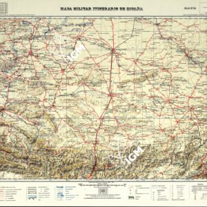 MAPA MILITAR ITINERARIO DE ESPANA - Hoja 65