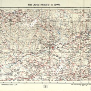 MAPA MILITAR ITINERARIO DE ESPANA - Hoja 74
