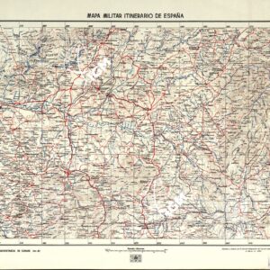 MAPA MILITAR ITINERARIO DE ESPANA - Hoja 75