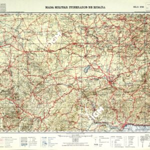 MAPA MILITAR ITINERARIO DE ESPANA - Hoja 84