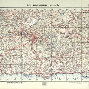 MAPA MILITAR ITINERARIO DE ESPANA - Hoja 85