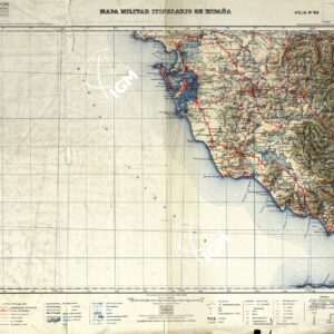MAPA MILITAR ITINERARIO DE ESPANA - Hoja 93