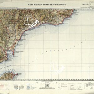 MAPA MILITAR ITINERARIO DE ESPANA - Hajo 94