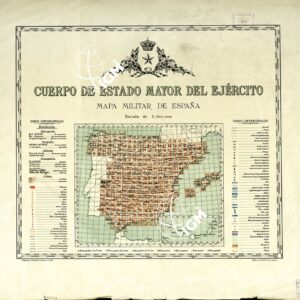 MAPA MILITAR DE ESPANA - Frontespizio
