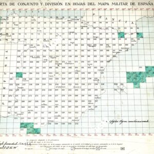 MAPA MILITAR DE ESPANA - Quadro d'unione