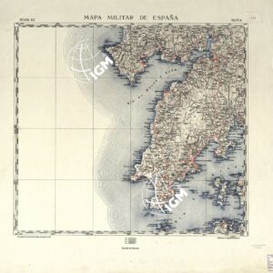 MAPA MILITAR DE ESPANA - Hoja 42 -  Noya