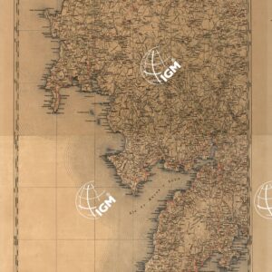 MAPA MILITAR DE ESPANA - Hoja 22 - Corcubion