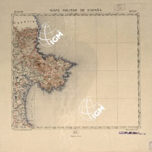 MAPA MILITAR DE ESPANA - Hoja 89 - Rosas