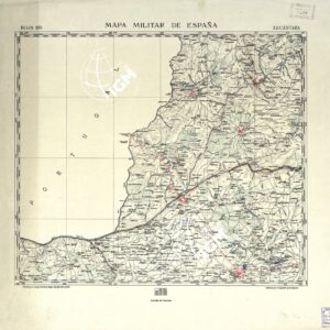 MAPA MILITAR DE ESPANA  - Hoja 199 - Alcantara