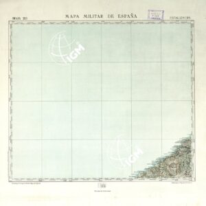 MAPA MILITAR DE ESPANA - Hoja 213 - Estallenchs