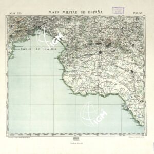 MAPA MILITAR DE ESPANA - Hoja 233 - Palma