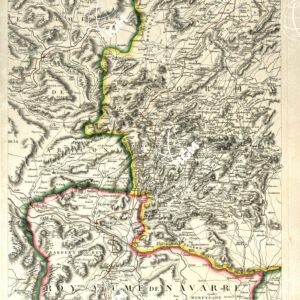 A MAP OF THE PYRENEES AND THE ADIACENT PROVINCES - Foglio 4