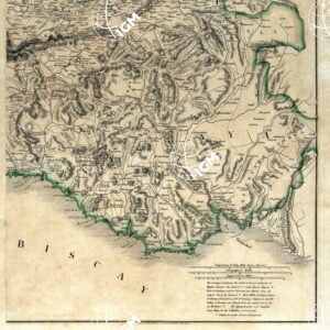 A MAP OF THE PYRENEES AND THE ADIACENT PROVINCES - Foglio 6