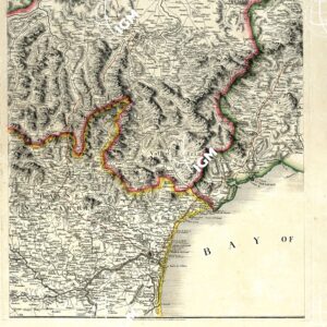 A MAP OF THE PYRENEES AND THE ADIACENT PROVINCES - Foglio 7