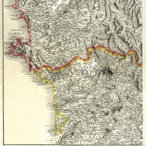 A MAP OF THE PYRENEES AND THE ADIACENT PROVINCES - Foglio 10