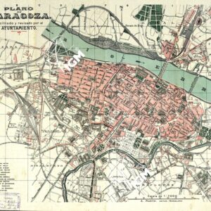 PLANO DE ZARAGOZA